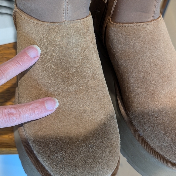 Ugg Classic Dipper Boots Chestnut Size 8 READ DESCRIPTION - Picture 4 of 8